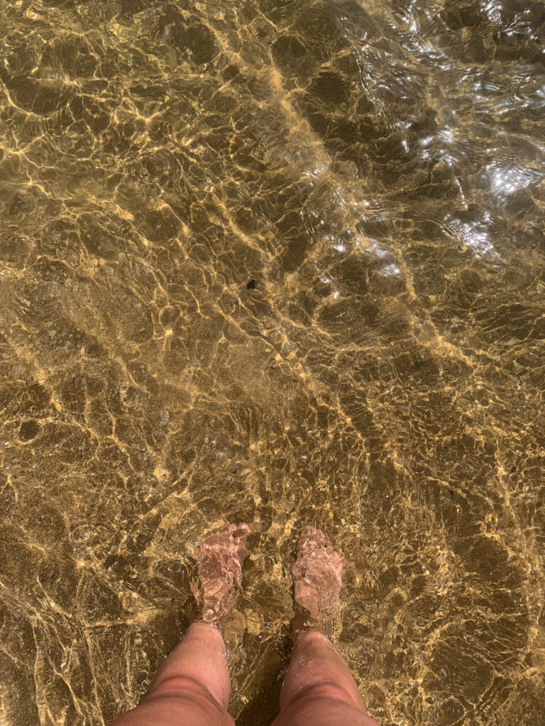 Clear waterfront at Praia da Ribeira de Cascais